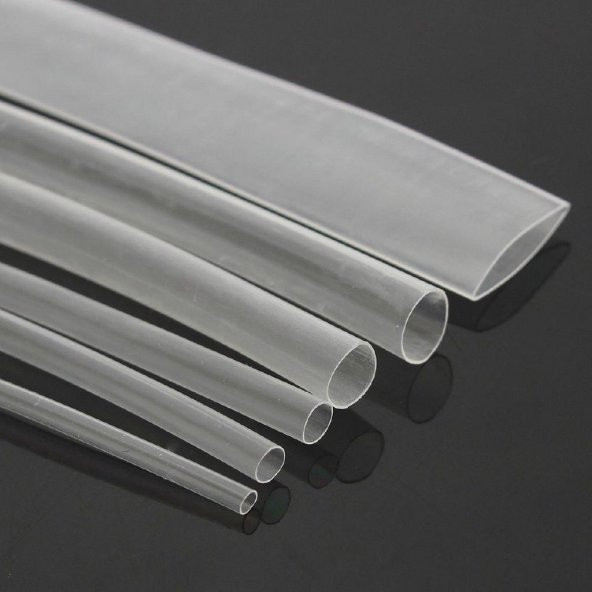 Isı ile 2/1 Daralan Makaron 20 mm - Şeffaf - 100 Metre