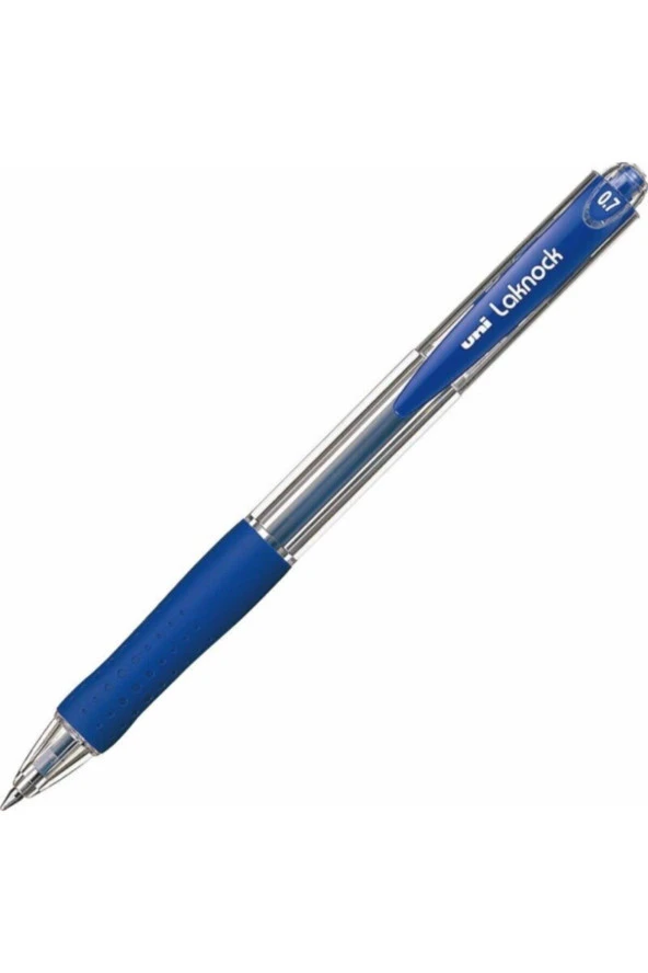 Uni-Ball Tükenmez Kalem Laknock Micro 0.7 MM Mekanik Bilye Uç Mavi (12 Li Paket)