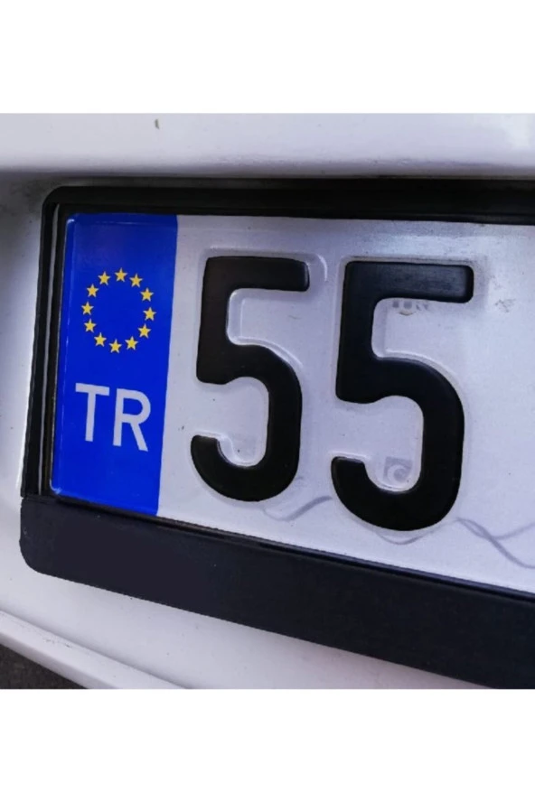 3 X 3 Cm Plaka Ab Yıldızı Sticker Oto Araba Sticker 4 Adet Sarı - 2