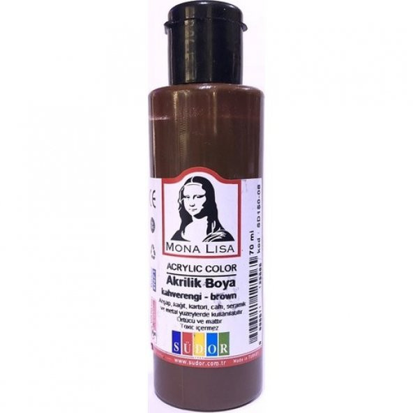 Südor Monalisa Akrilik Boya Kahverengi 70ml