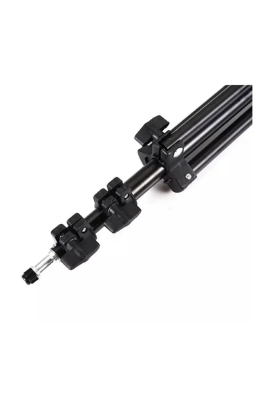 200 Cm Metal Tripod Fotoğraf Stüdyo Lamba Tutucu Lamba Işık Ayağı TripotTelefon Tutucu - 7
