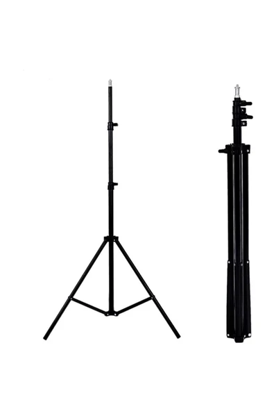 200 Cm Metal Tripod Fotoğraf Stüdyo Lamba Tutucu Lamba Işık Ayağı TripotTelefon Tutucu