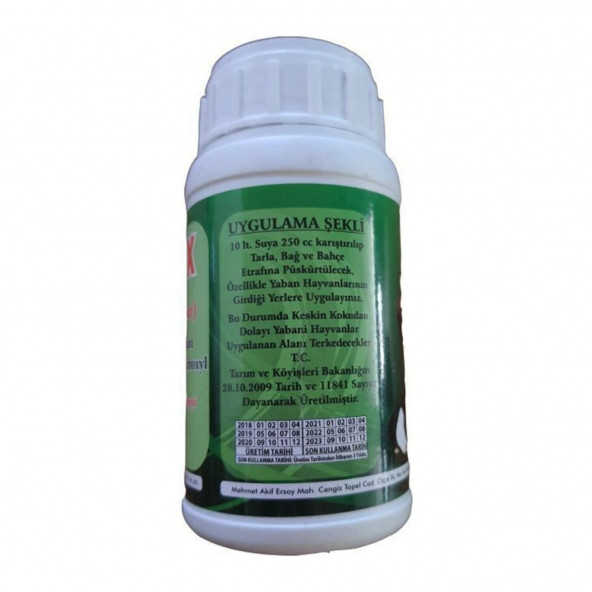 Pigex Yaban Kovar Haşere ve Yırtıcı Kovucu 250 cc - 3