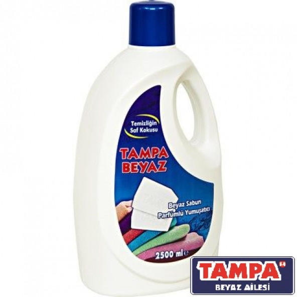 Tampa Beyaz Sabun Parfümlü Yumuşatıcı 2500 Ml.