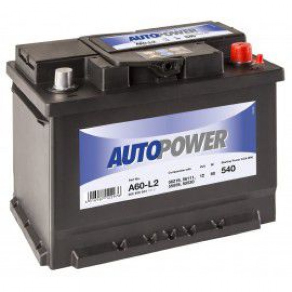 Autopower 12V 60 Ah Akü (Varta Üretimi)