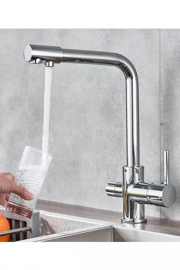 Su Arıtma Cihazı Için 3 Yollu Bataryalı Musluk