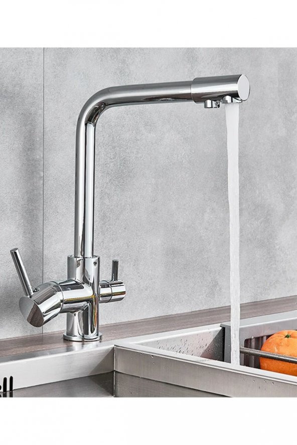 Su Arıtma Cihazı Için 3 Yollu Bataryalı Musluk - 2