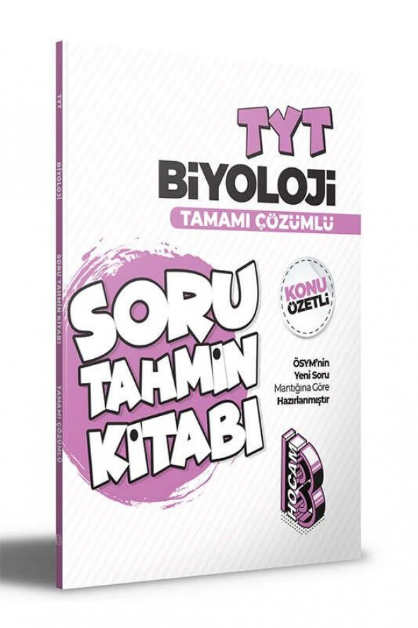 TYT Biyoloji Konu Özetli ve Tamamı Çözümlü Soru Tahmin Kitabı Benim Hocam