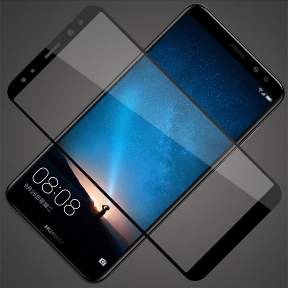 Huawei Mate 10 Lite Ekranı Tam Kaplayan Cam Ekran Koruyucu - 2