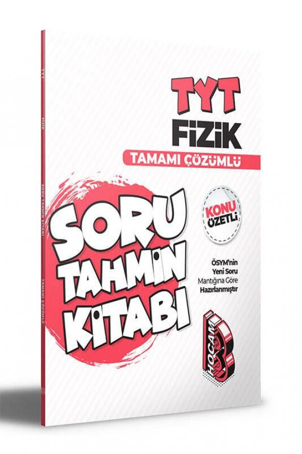 TYT Fizik Konu Özetli ve Tamamı Çözümlü Soru Tahmin Kitabı Benim Hocam Yayınları - 1