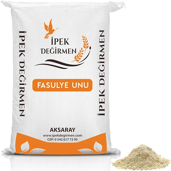 İpek Değirmen 500 GR Doğal Fasulye Unu Glutensiz Yüksek Protein Lif