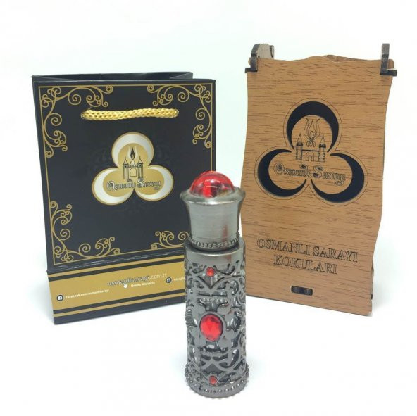 OSMANLI SARAYI CARİYE KOKUSU KIRMIZI KULE ŞİŞE 7GR ürün görseli 1