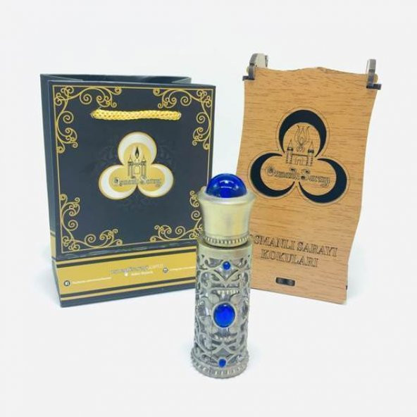 OSMANLI SARAYI SAHRA-İ CEDİT KOKUSU BRONZ KULE ŞİŞE 7GR ürün görseli 1