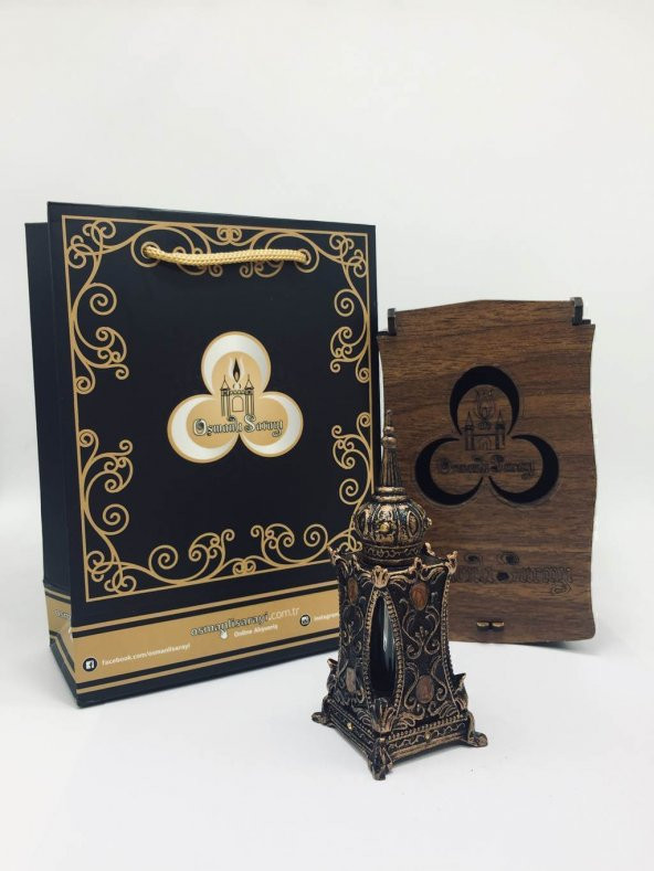 OSMANLI SARAYI SAHRA-İ CEDİT KOKUSU ÖZEL KULE TASARIM ŞİŞE 12GR