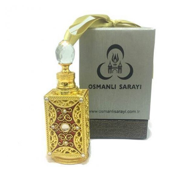 OSMANLI SARAYI PADİŞAH KOKUSU SARI KARE TASARIM ŞİŞE 12GR