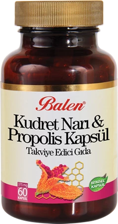 BLN KUDRET NARI& PROPOLİS KAPSÜL 375 MG*60