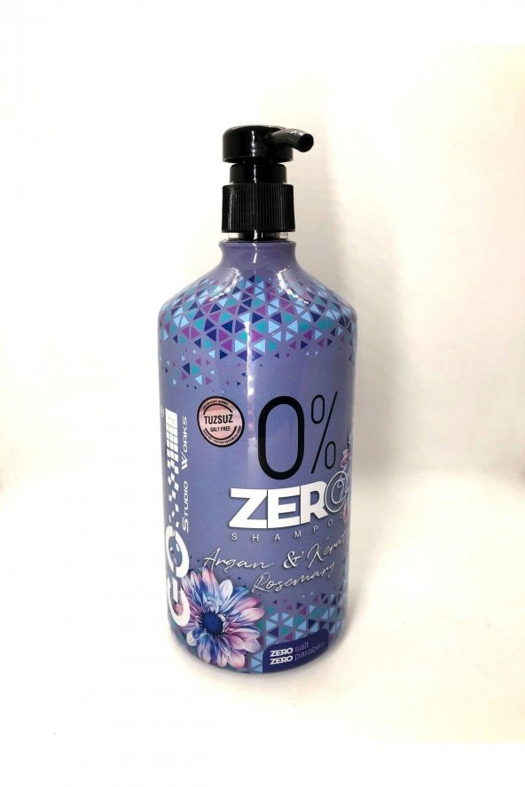 Go Tuzsuz 0 Zero Şampuan 1000ml Argan & Keratin