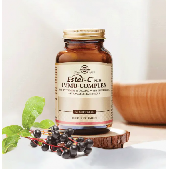 Solgar Ester-C Plus Immu-Complex 60 Softgel