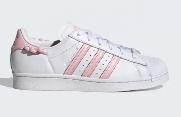 adidas Pembe Beyaz Superstar Ayakkabı GZ3446 - 5