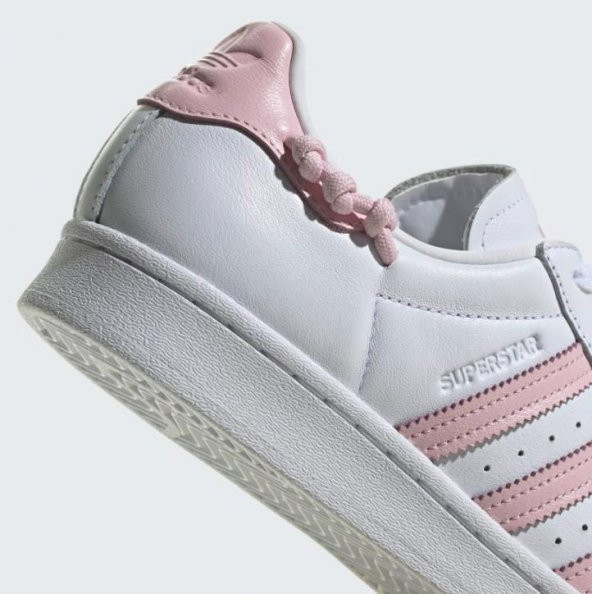 adidas Pembe Beyaz Superstar Ayakkabı GZ3446 - 10