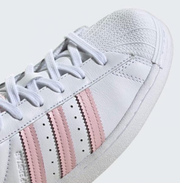adidas Pembe Beyaz Superstar Ayakkabı GZ3446 - 11