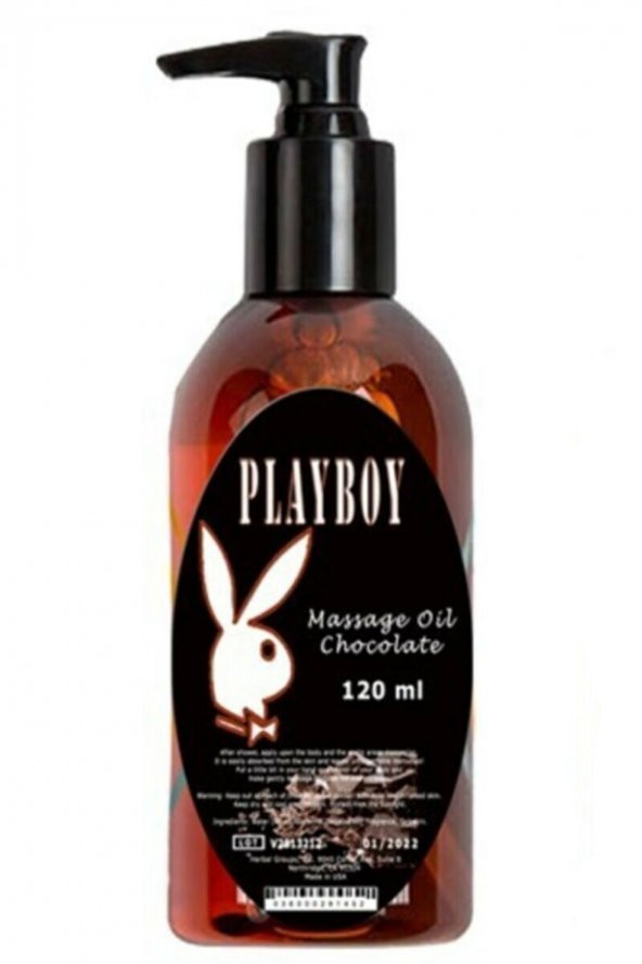 Playboy Chocolate  Aromaterapi Massage Oil 120 ml Çikolata Aromalı Vücut Masaj Yağ