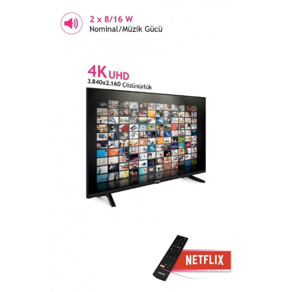 Altus AL 50 C 870 5B 126 Ekran Smart Androind Led Tv