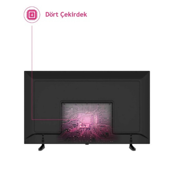 Altus AL 50 C 870 5B 126 Ekran Smart Androind Led Tv - Resim 4