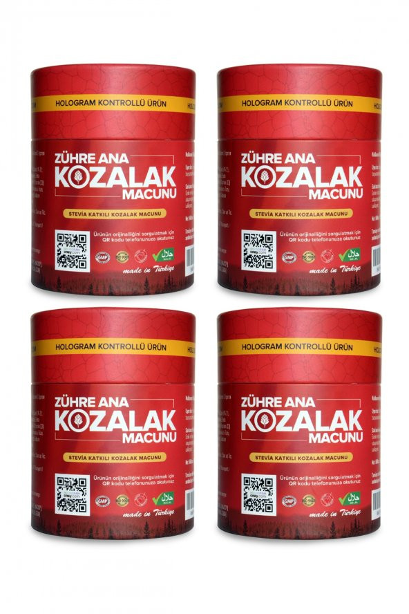 Zühre Ana 4 Adet Diyabetik Kozalak Macunu