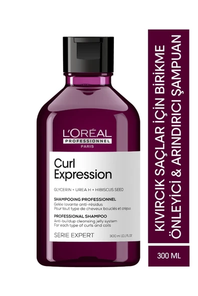 Loreal Professionnel Serie Expert Curl Expression Kıvırcık Saçlar İçin Birikme Önleyic Şampuan 300ML