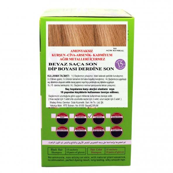 Go Perfect Renklendirici Saç Şampuanı 8.0 Açık Kumral 10x30 300 ml - 2