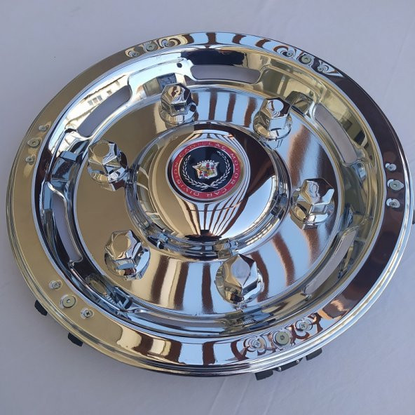 17.5″ Simülatör Jant Kapağı Krom Bijonlu Gömme, Adet - 6