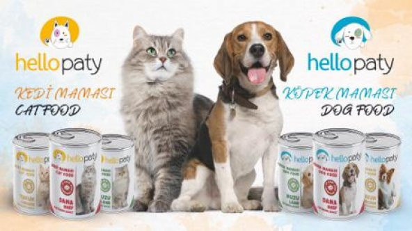 24 Adet 415 gr Yetişkin Dana Etli Mama 24lü Yaş Konserve Köpek Maması 24-Adet-HelloPaty-Köpek-Dana - 3