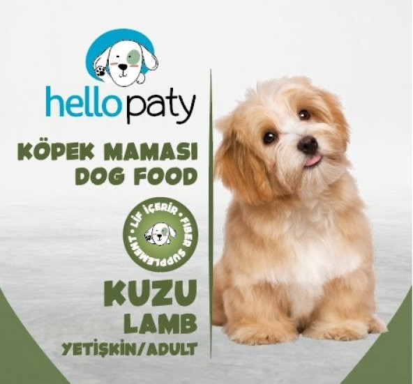 Hello Patty Yaş Mama Konseve Kuzu Etli Pate Köpek Maması 415gr ( 24 Adet ) - 2