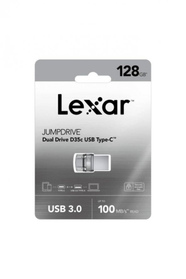 Lexar 128GB USB 3.0 Jumpdrive Type-C Flash Bellek LJDD35C128G - 2
