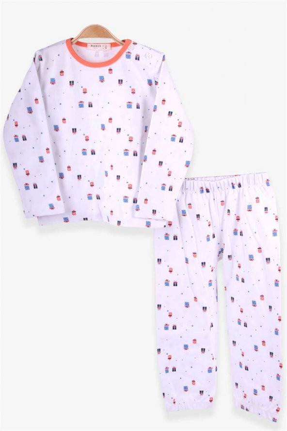 Kız Bebek Breeze Pijama Takımı Hediye Paketi Desenli Beyaz (9 Ay-3 Yaş)