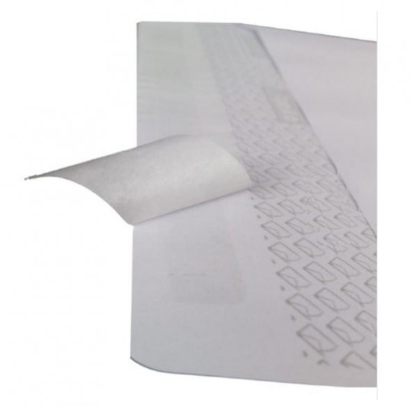 Diplomat Zarf 10.5x24 Cm Beyaz 90 Gr Silikonlu 50li 1 Paket Artlantis 105*240 Mm Para Zarfı Beyaz 50 li 1 Paket - 2