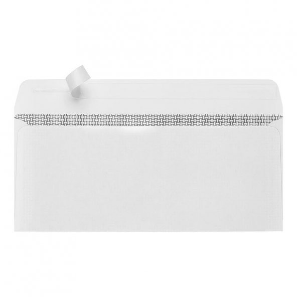 Diplomat Zarf Pencereli 10.5x24 Cm Beyaz 90 Gr Silikonlu 50li 1 Paket Artlantis 105*240 Mm Para Zarfı Beyaz 50 li 1 Paket - 3