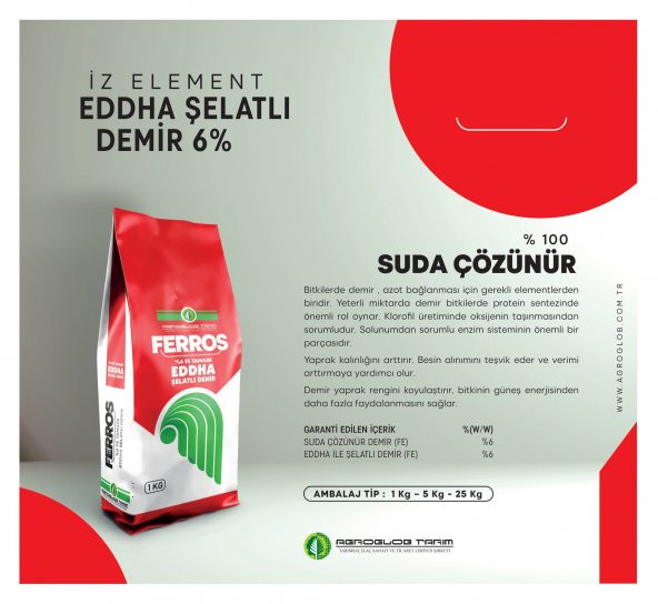 FERROS 6 FE TAMAMI EDDHA ŞELATLI DEMİR 1 KG - 2