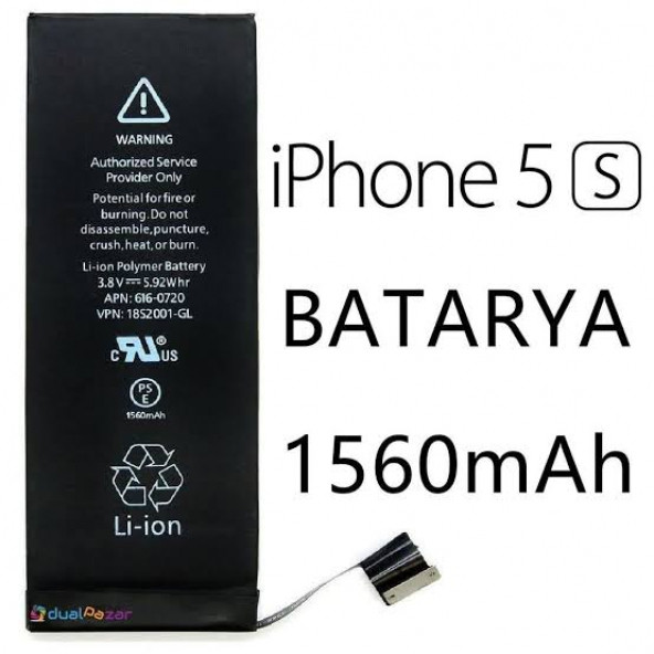 İphone 5s batarya pil