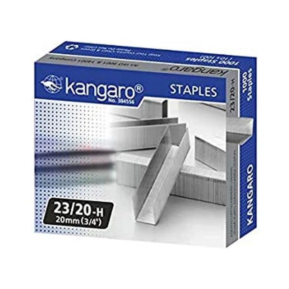 Kangaro Zımba Teli No.23/20-H 1000 Li Zımba Teli (10 Kutu)