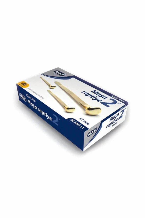 Mas Maşa Raptiye NO:13 51 MM Maşa Raptiye (1 Paket 24 Kutu)