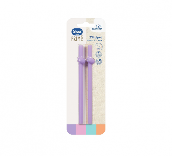 Mor Renk Wee Baby Prime 2’li Pipet - 2