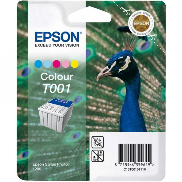 Epson T001-C13T00101120 Renkli Kartuş