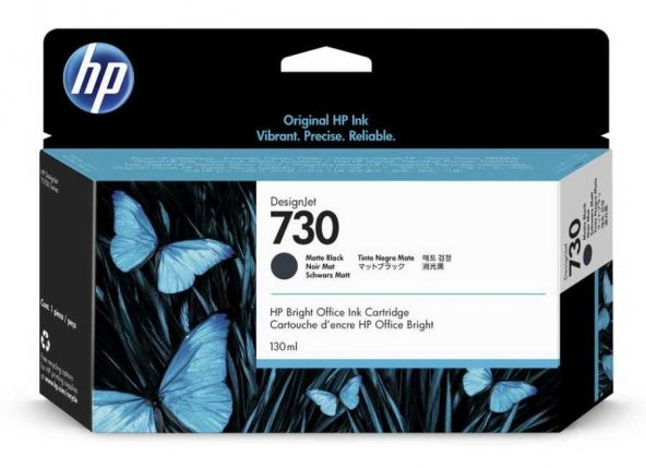 Hp 730-P2V65A Mat Siyah Kartuş