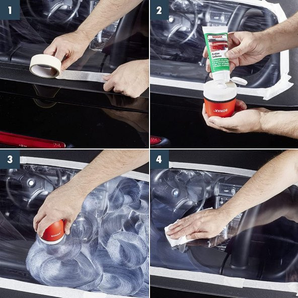 Sonax Plastik Çizik Giderici Cila 75 ml - 4