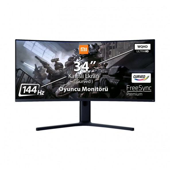 Xiaomi Mi Curved BHR4269GL 34" 144Hz 4ms (HDMI+Display) FreeSync WQHD Led Monitör - 4