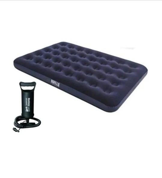 Bestway 67002 Çift Kişilik Şişme Yatak + El Pompası Set - Resim 2