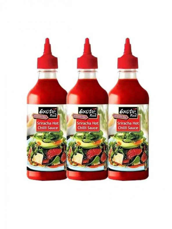 Exotic Sriracha Hot Chili Sos / Acı K.Biber Sosu 730 ml adet 3