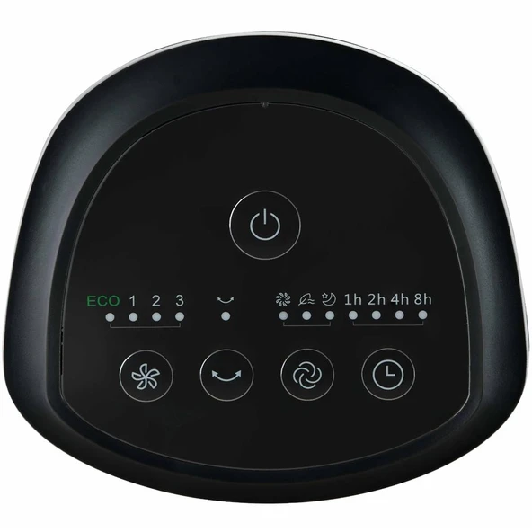 Luxell LXF-260 B Uzaktan Kumandalı Kule Tipi Vantilatör - Siyah - 4